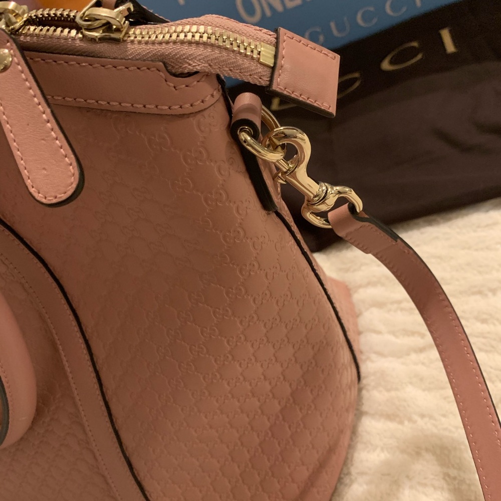 NWT Gucci Pink Large Dome Bag - Picture 13 of 16